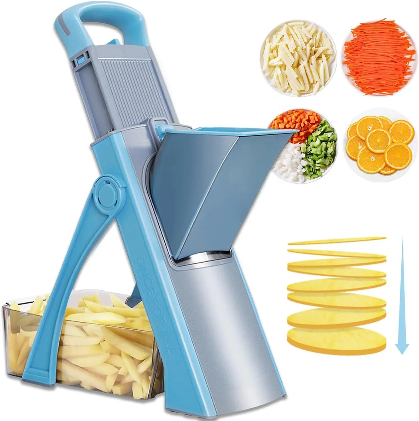Adjustable Mandoline Slicer Safe & Versatile Kitchen Chopper gsrdropshipping