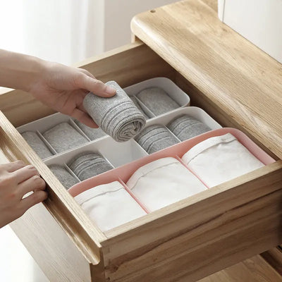 Drawer Organizer Box for Socks, Underwear & Bras gsrdropshipping