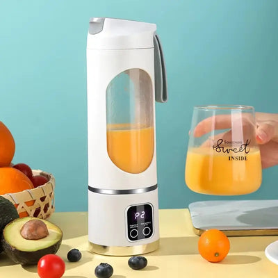 Portable USB Charging Juicer with 8 Blades and Adjustable Gears gsrdropshipping